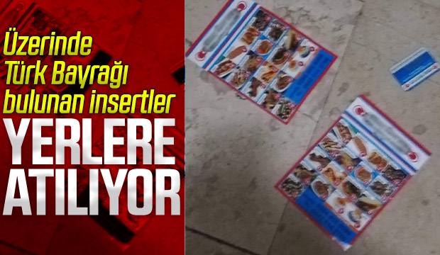 Türk Bayraklı İnsert Tepki Çekti