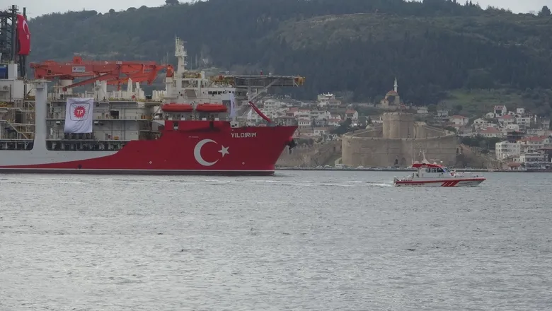 Türk sondaj gemisi Yıldırım Sakarya Gaz Sahası'na geliyor