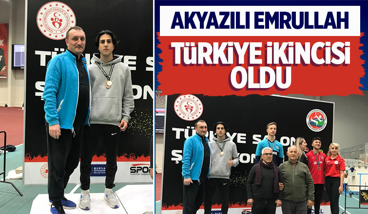 Türkiye Atletizm Şampiyonası'nda ikinci oldu