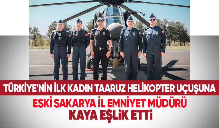 Türkiye'nin ilk kadın taarruz helikopter pilotu Diyarbakır semalarında uçtu