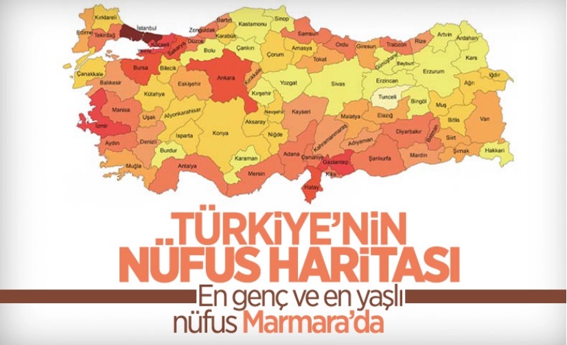 Türkiye'nin nüfus haritası çıkarıldı