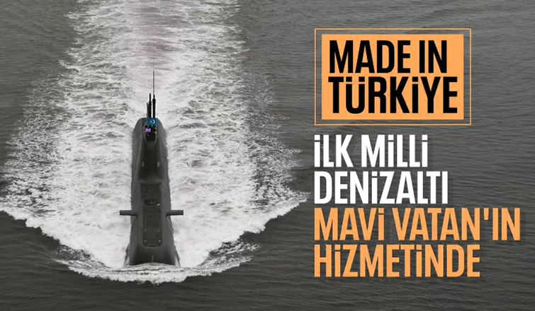 Türkiye'nin yeni denizaltısı Pirireis göreve başladı