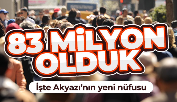 Türkiye nüfusu 83 milyon 154 bin oldu