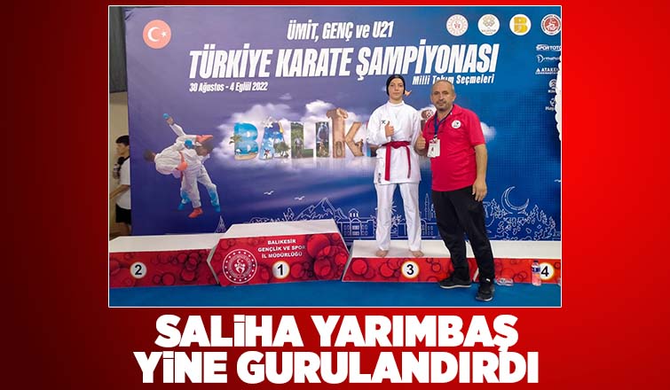 Türkiye Şampiyonasından 1 bronz madalya