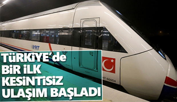 Türkiyede bir ilk Kesintisiz ulaşım başladı