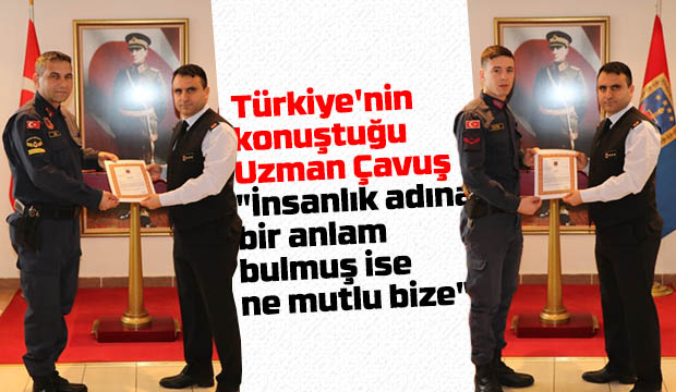 Türkiyenin konuştuğu Uzman Çavuşa hediye