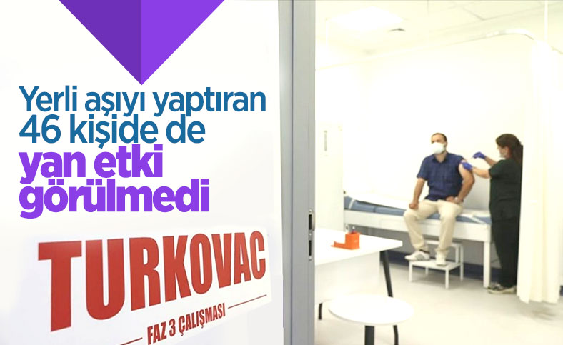 Turkovac uygulanan 46 kişide yan etki çıkmadı