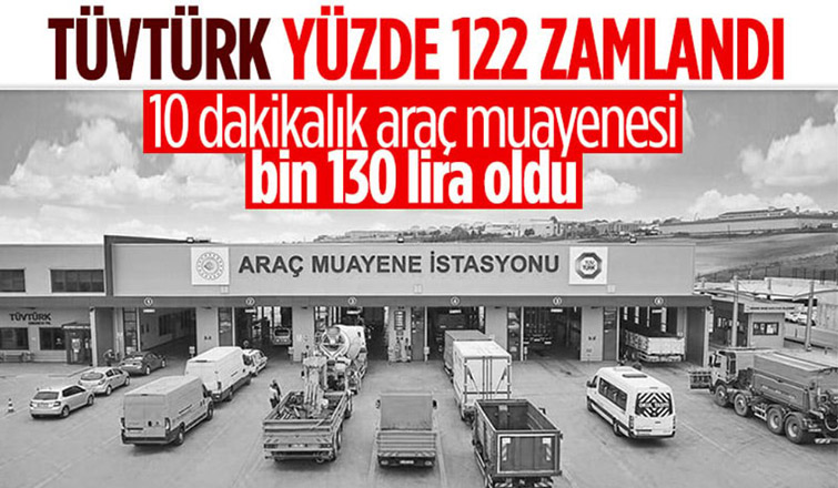 TÜVTÜRK araç muayene ücretleri belli oldu