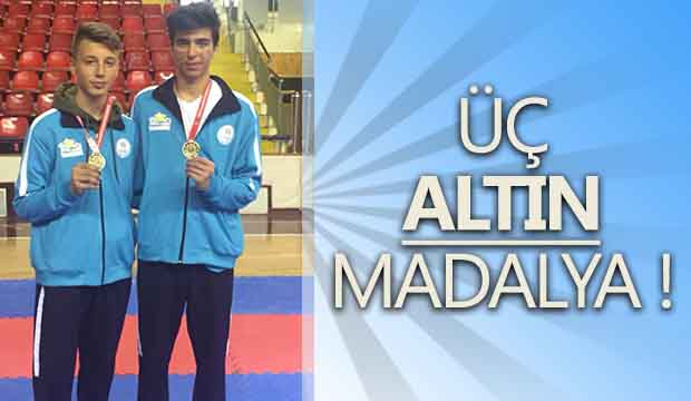 ÜÇ ALTIN MADALYA 