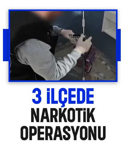 Üç ilçede uyuşturucu baskını: 5 gözaltı, 4 tutuklama