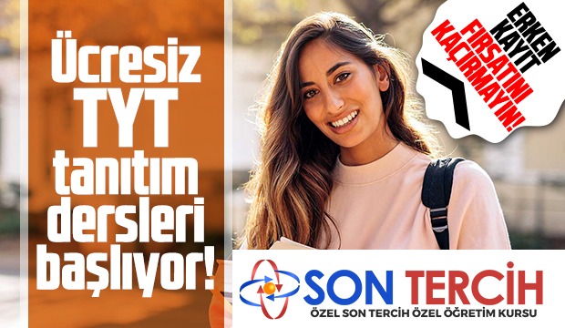 Ücretsiz TYT tanıtım dersleri başlıyor