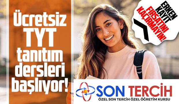 Ücretsiz TYT tanıtım dersleri başlıyor