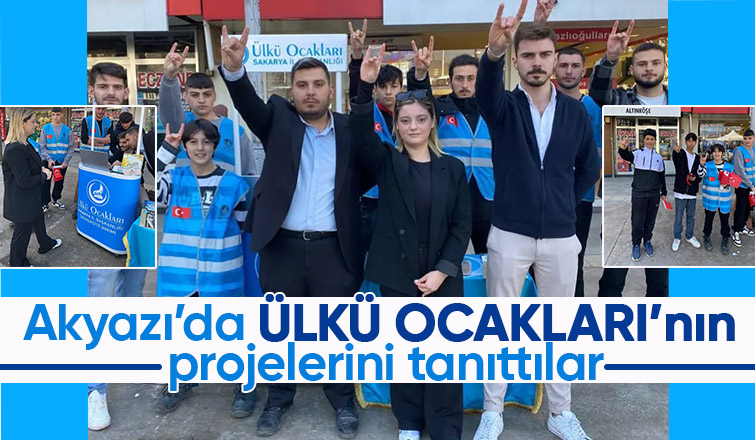 Ülkü Ocakları’nın projelerini tanıttılar
