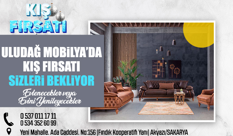   Uludağ Mobilya'da Kış Fırsatı