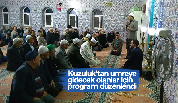 Umrecilere Kuzulukta Program Düzenlendi