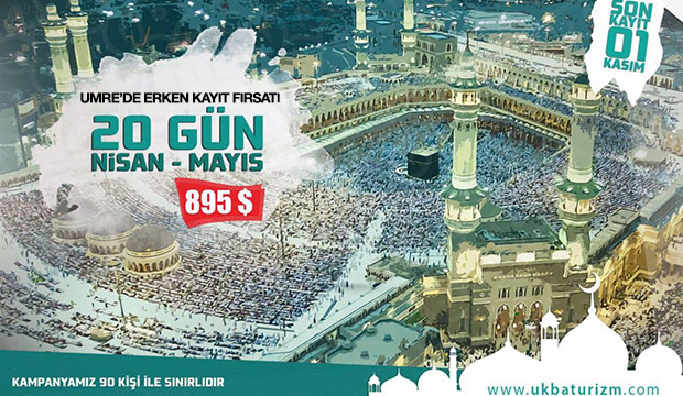UMREDE ERKEN KAYIT FIRSATI
