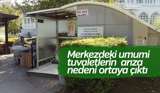 Umumi Tuvaletlerle ilgili önemli sorun