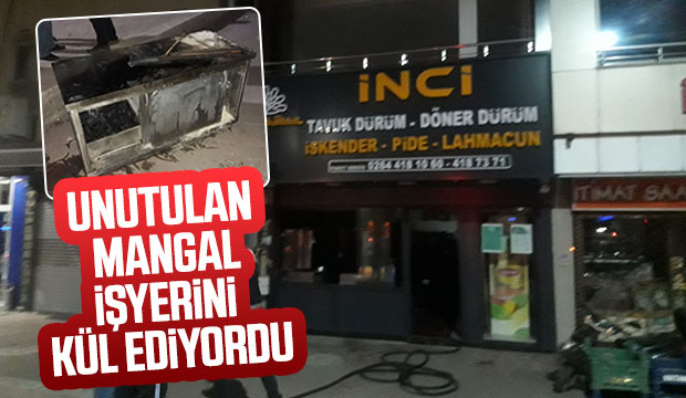 Unutulan mangal aperatifçiyi kül edecekti