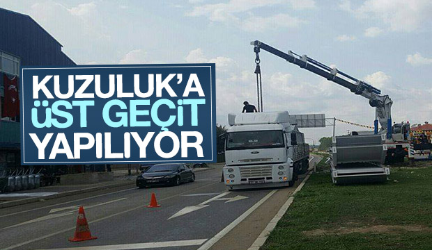  Üst Geçit Yapımına Başlandı