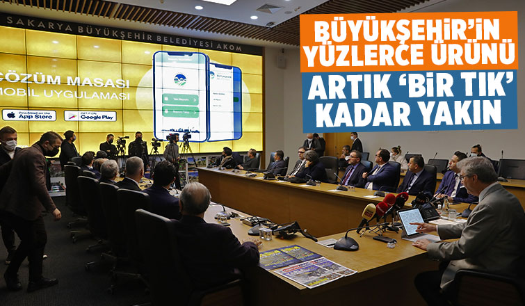 Uygulama yayınlandı Büyükşehirin ürünleri artık bir tık kadar yakın