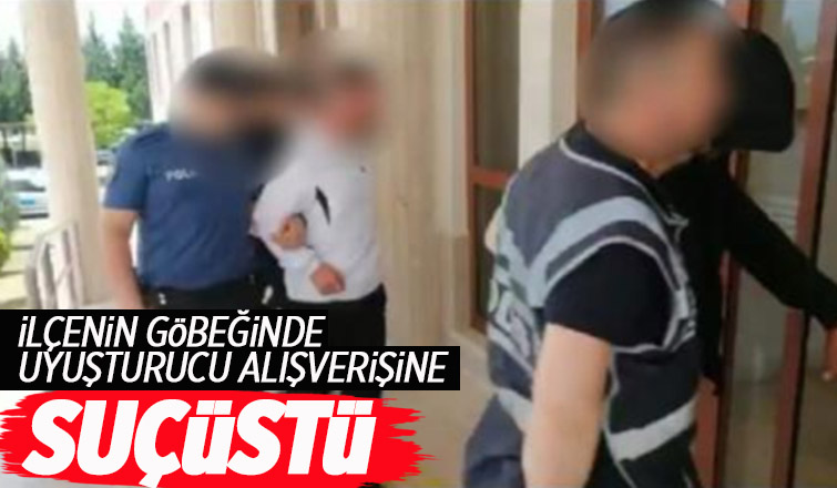 Uyuşturucu alışverişine suçüstü
