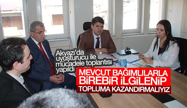 UYUŞTURUCU İLE MÜCADELE TOPLANTISI YAPILDI