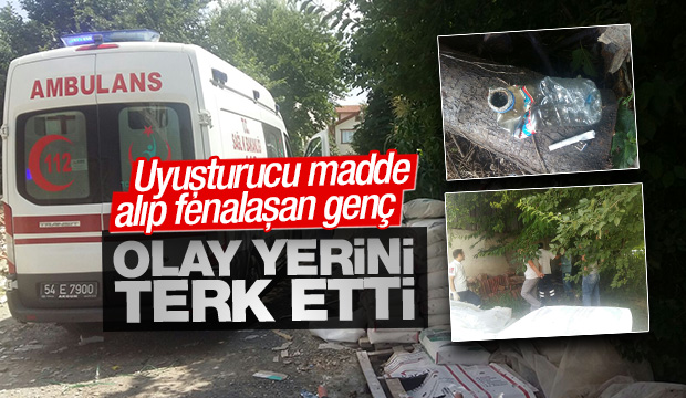 Uyuşturucu Madde Alan Genç Olay Yerini Terk Etti