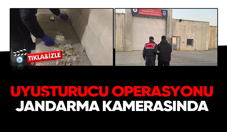 Uyuşturucu operasyonu böyle görüntülendi