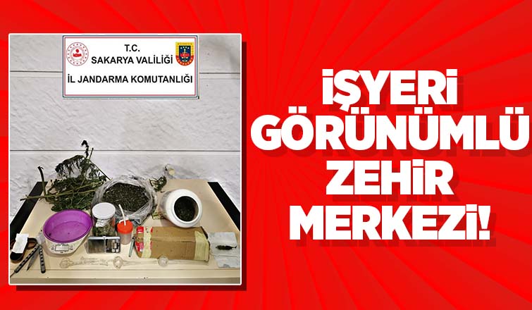 Uyuşturucu ticareti yapılan iş yerine baskın