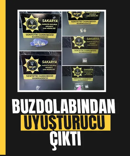 Uyuşturucuyu buzdolabına saklamışlar
