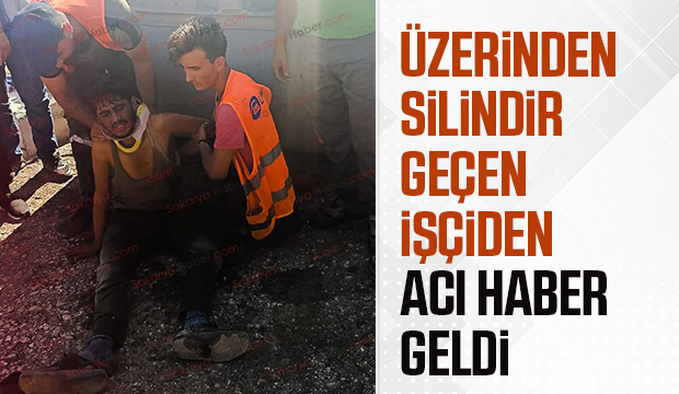 Üzerinden silindir geçmişti, hastanede öldü