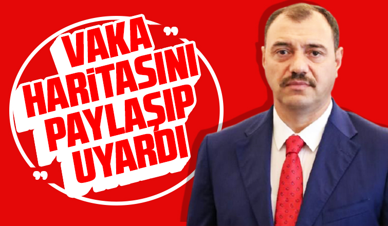 Vaka haritasını paylaşıp uyardı
