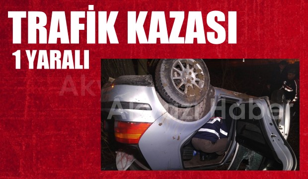 Vakıf Trafik Kazası 1 Yaralı