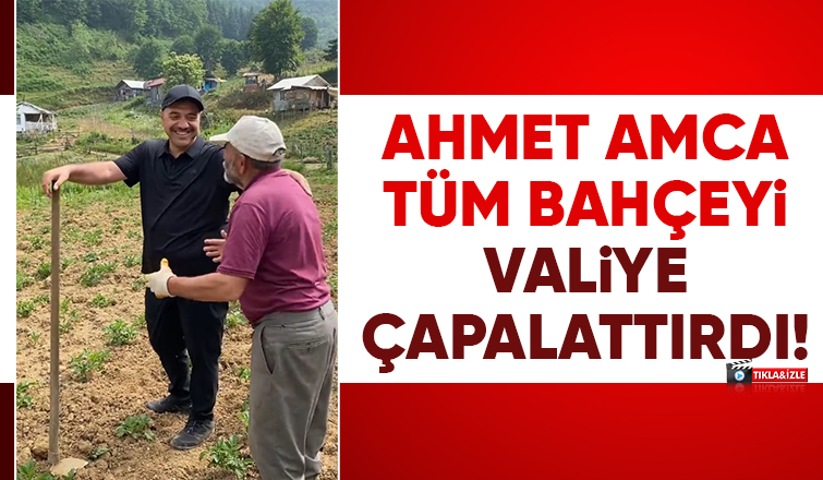 Vali Kaldırım Keremali çapa yapıp vatandaşlara yardım etti
