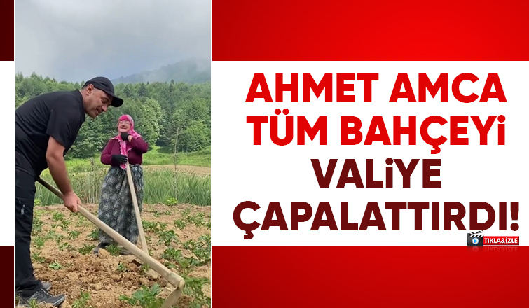 Vali Kaldırım Keremali çapa yapıp vatandaşlara yardım etti