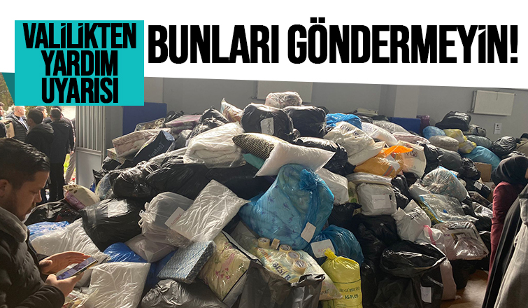 Valilikten ikinci el ve tarihi geçmiş ürünleri göndermeyin uyarısı