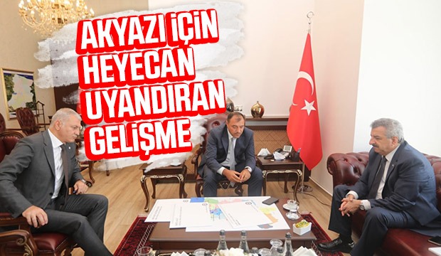 Valinin müjdesi Akyazı'da heyecan uyandırdı