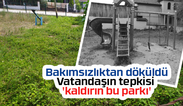 Vatandaşın park tepkisi!