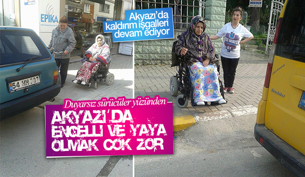 Vatandaşlar Kaldırım İşgaline Tepkili