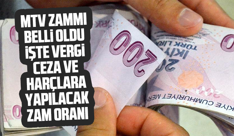 Vergi ve cezalara yapılacak zam oranı belli oldu
