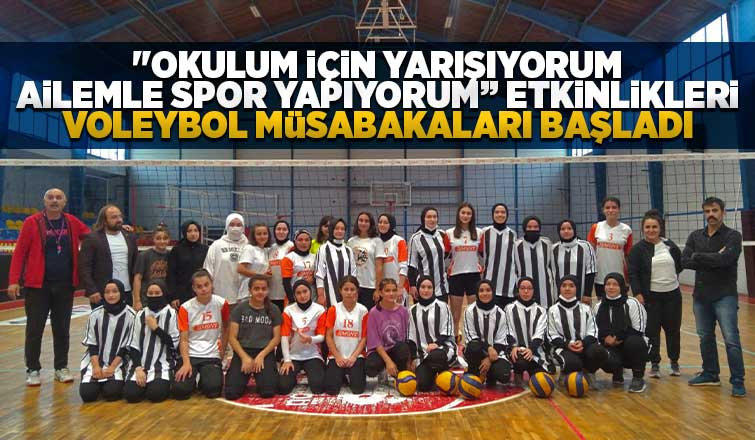 Voleybol Müsabakalarında ilk maçlar oynandı