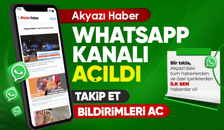 WhatsApp Kanalımız açıldı