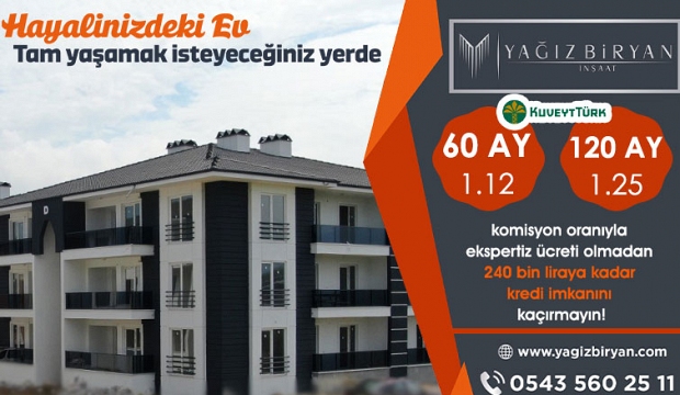 Yağız Biryan İnşaat'tan Akyazı'ya yeni bir proje