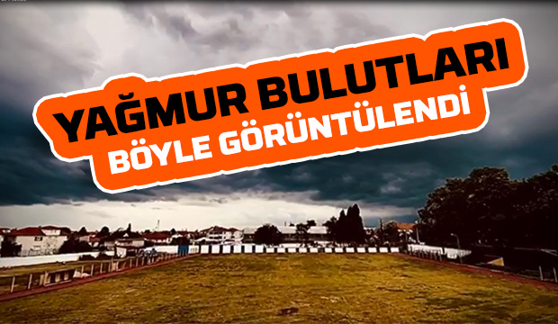 Yağmur bulutlarından görsel şölen