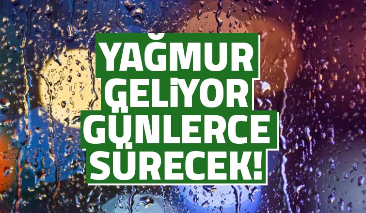 Yağmur geliyor