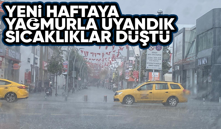 Yağmur Sakarya’yı etkisi altına aldı: Sıcaklıklar düştü