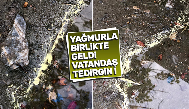 YAĞMURLA BiRLiKTE GELDi VATANDAŞ TEDiRGiN 