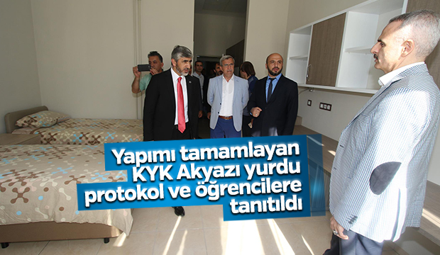 YAPIMI TAMAMLANAN KYK AKYAZI YURDU TANITILDI