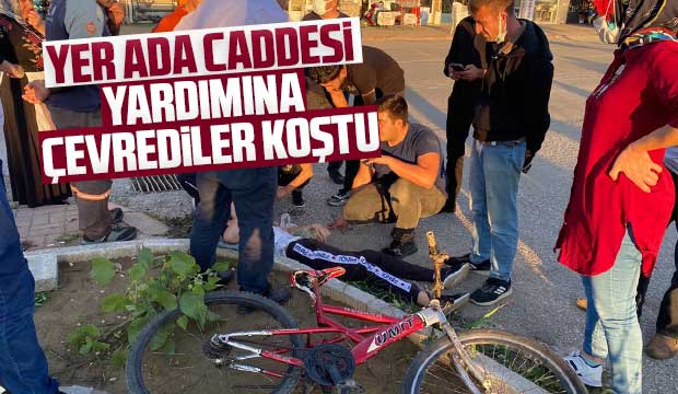 Yardımına çevredekiler koştu
