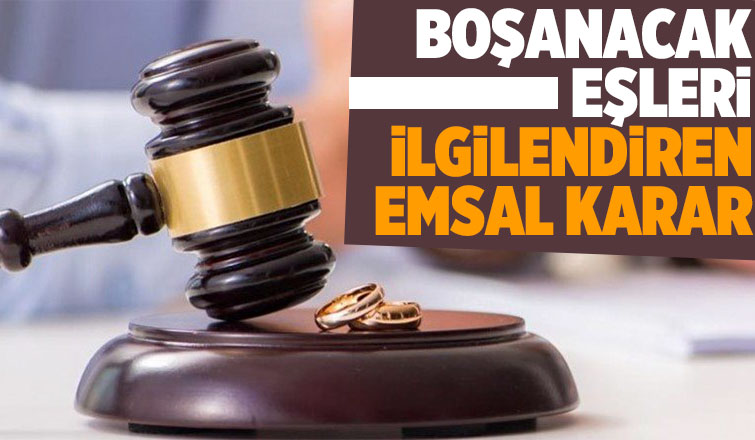 Yargıtay'dan boşanmaya ilişkin emsal karar
